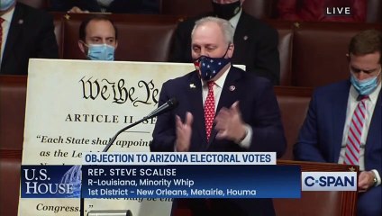 Rep. Scalise GOES OFF in Speech Objecting to Electoral Votes