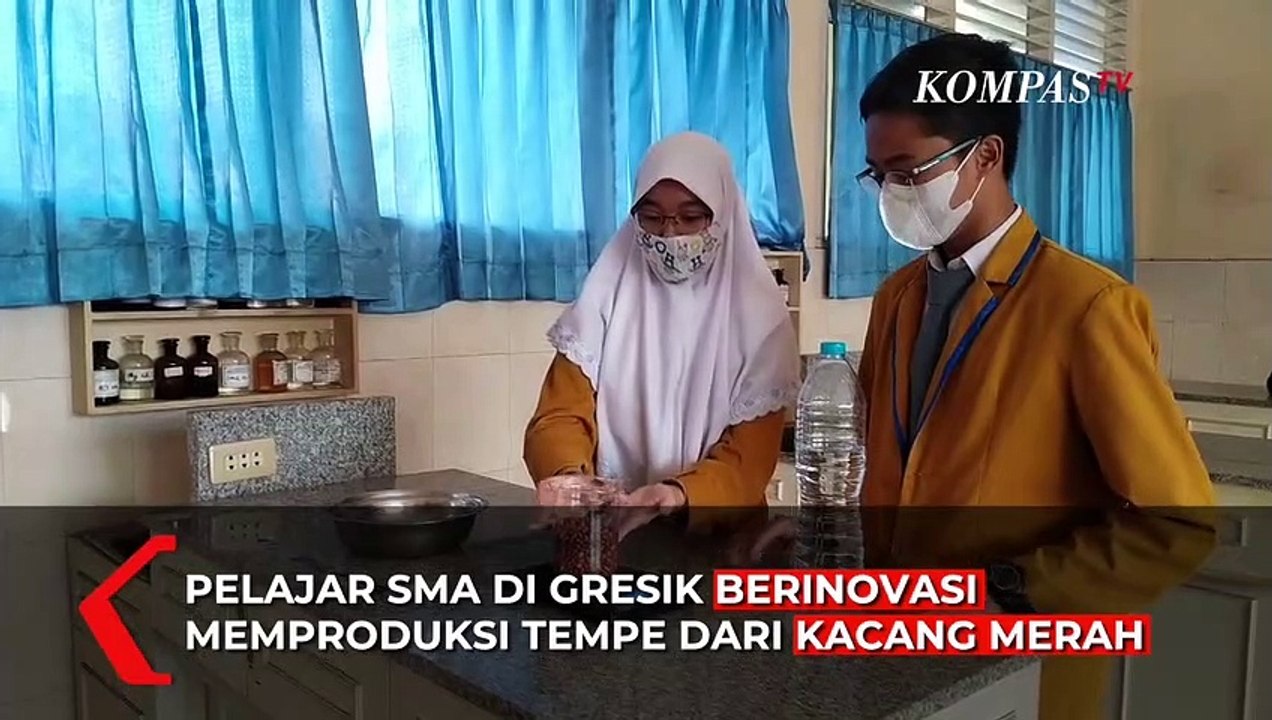Tingginya Impor Kedelai, Siswa SMA Gresik Ini Produksi Tempe dari Kacang Merah