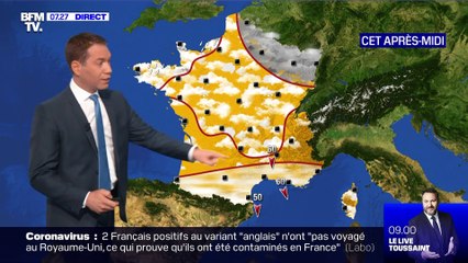 La météo pour ce vendredi 8 janvier 2021