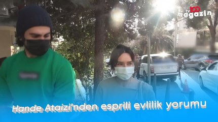 Hande Ataizi'nden esprili evlilik yorumu