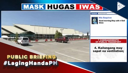 #LagingHanda | Isang inbound air passenger sa Francisco Bangoy Int'l Airport, idineretso sa quarantine facility matapos mabatid na mula ito sa Japan