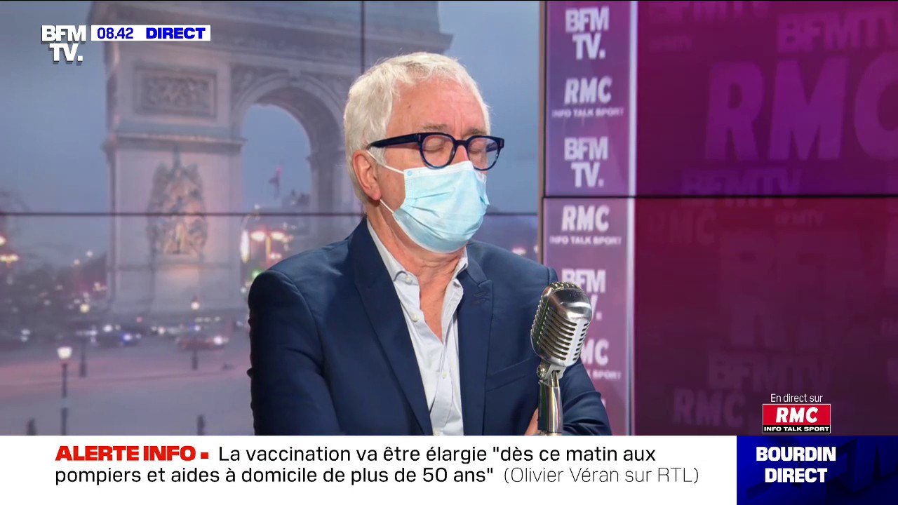 Gilles Pialoux: "On ne voit pas comment on pourrait alléger le processus actuel alors qu'on est dans une phase de reprise" de l'épidémie