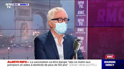 Gilles Pialoux: "On ne voit pas comment on pourrait alléger le processus actuel alors qu'on est dans une phase de reprise" de l'épidémie