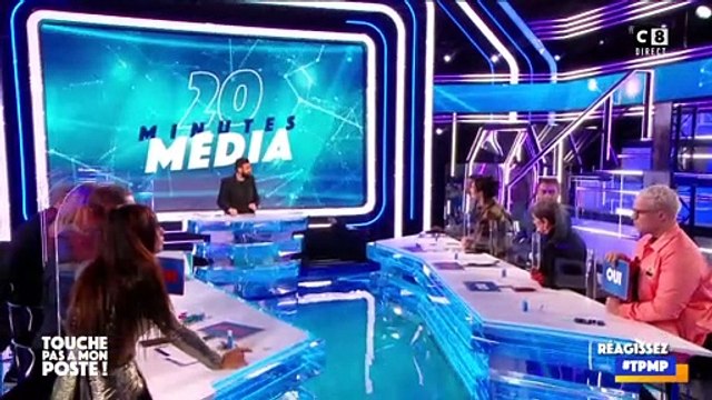 Cyril Hanouna évoque les problèmes de son dans Touche pas à mon poste , le 4 janvier 2021, sur C8
