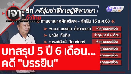 บทสรุป 5 ปี 6 เดือน...คดี "บรรยิน" : เจาะลึกทั่วไทย (1 ม.ค. 64)