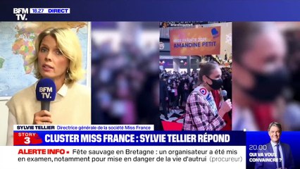 Sylvie Tellier en interview sur BFMTV