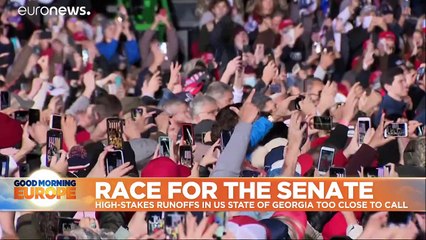Trump and Biden campaign in Georgia ahead of high stakes Senate elections