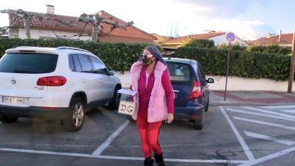 Leticia Sabater guarda silencio tras salir del cuartel de la Guardia Civil
