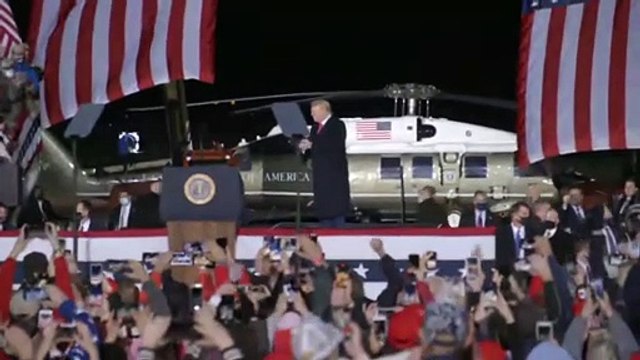 Trump y Biden insisten en que todos los ojos están puestos en Georgia