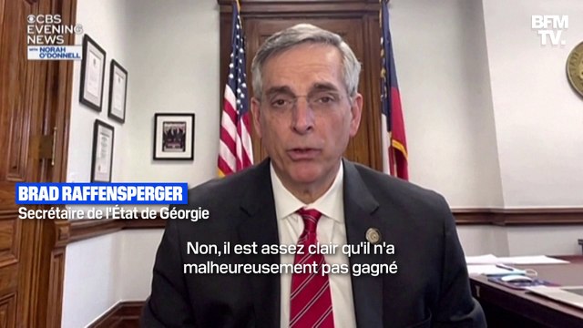 États-Unis: le secrétaire d'État de la Géorgie affirme avec certitude que Donald Trump n'a pas gagné dans son État