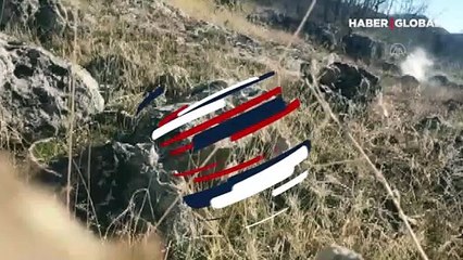 Gabar'da 5 teröristin etkisiz hale getirildiği operasyon kamerada!