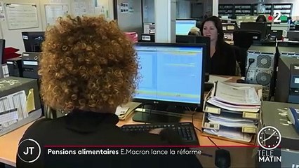 Pensions alimentaires : Emmanuel Macron promeut sa réforme