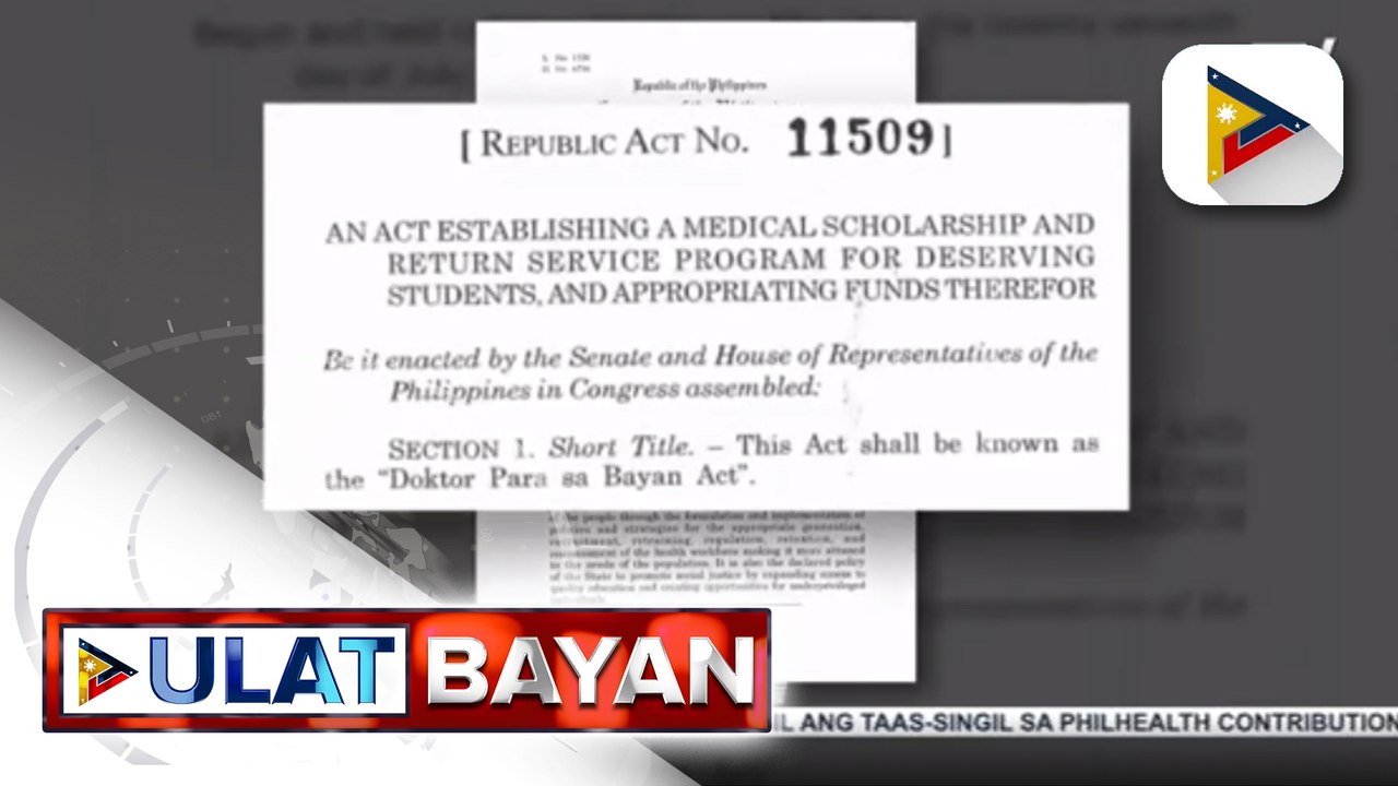 #UlatBayan | Pangulong #Duterte, lumagda sa apat na bagong batas