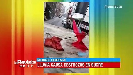 Granizada causó estragos en  Sucre