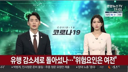 유행 감소세로 돌아섰나…"위험요인은 여전"