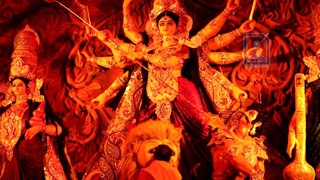 Durga Puja Sandhya Aarti at CR Park, Delhi