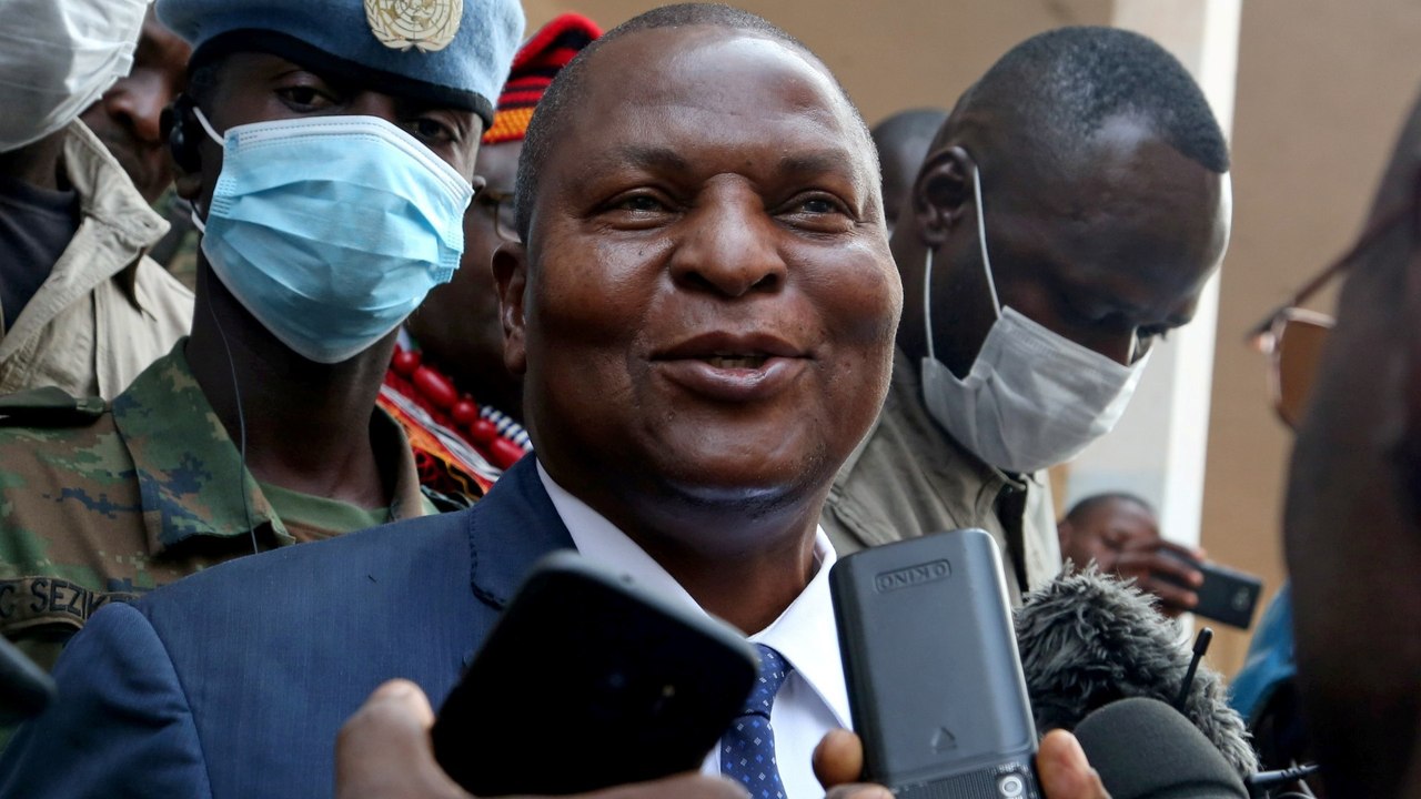 Central African Republic President Touadera re-elected