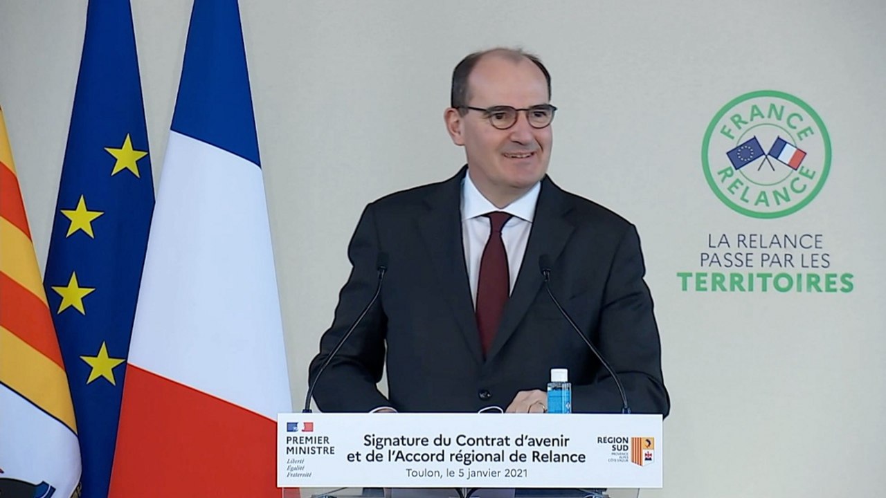 France Relance : Premier accord régional de relance signé à Toulon par le Premier ministre