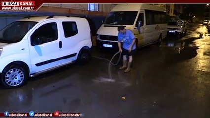 İzmir'de sağanak etkili oldu