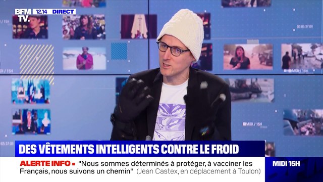 Des vêtements intelligents contre le froid - 05/01