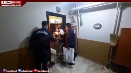 Jandarmadan asker çocuğuna doğum günü sürprizi