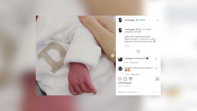 Sandra Gago y Feliciano López, padres de su primer hijo, Darío