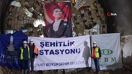 - Narlıdere Metrosu’nda ışık göründü- Metro tüneli Şehitlik İstasyonu ile buluştu