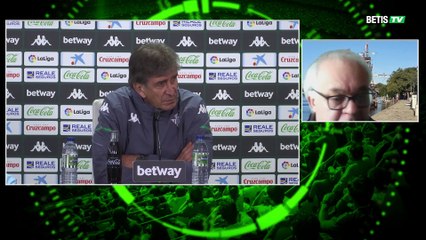 Rueda de prensa de Pellegrini previa al Mutilvera-Betis