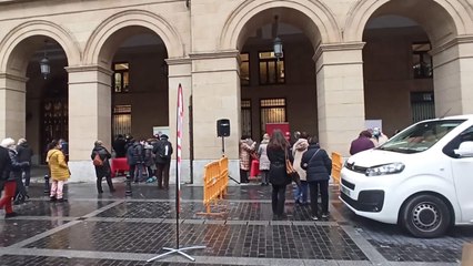 Reparto del Roscón Solidario en San Sebastián