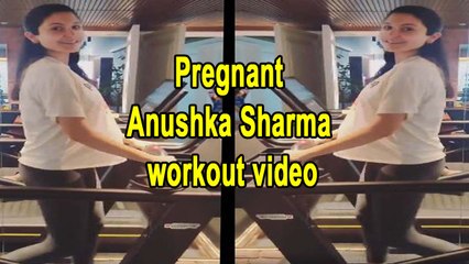 Pregnant Anushka Sharma sweats it out in the gym in new workout video