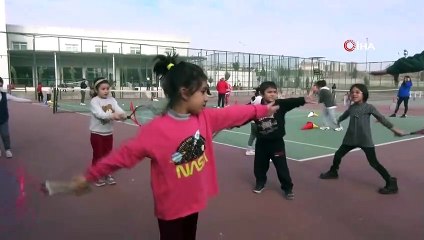 Şanlıurfa’da geleceğin tenisçileri yetişiyor