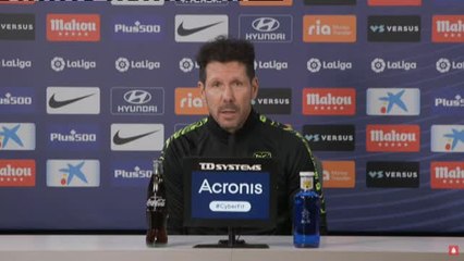 Simeone sobre el Cornellá: "Nos pondrá las cosas difíciles"