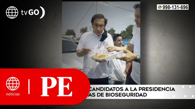 Elecciones 2021: Candidatos a la presidencia incumplen medidas de bioseguridad | Primera Edición