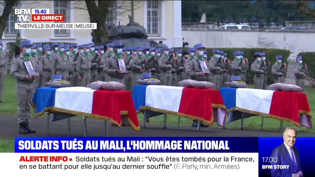 Florence Parly rend hommage aux trois soldats morts au Mali: Servir la France ce n'est pas un métier, c'est une passion