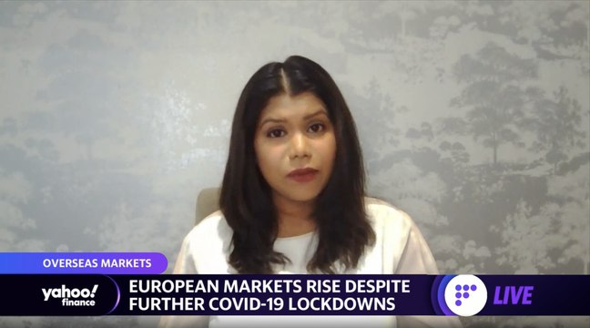 European markets rise despite further Covid-19 lockdowns