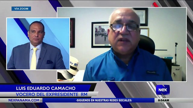 Entrevista a Luis Eduardo Camacho, vocero del expresidente Ricardo Martinelli - Nex Noticias