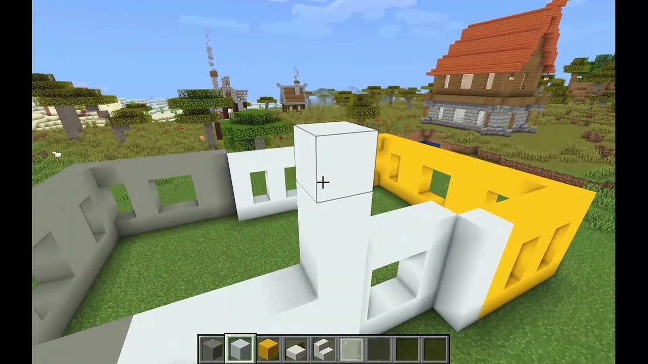 How to build a Large Modern House in Minecraft