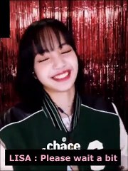 LISA on the video call event for BLACKPINK FANSIGN ONLINE [Cut Scene - ENG SUB]