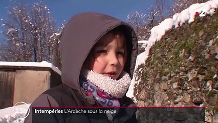 Météo : première neige en trois ans en Ardèche