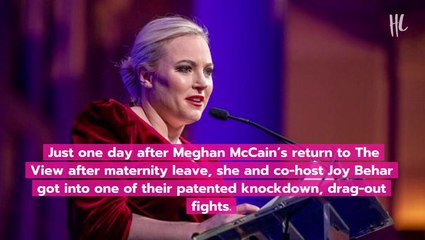 Joy Behar Smacks Down Meghan Mccain