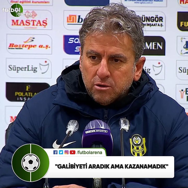 Hamza Hamzaoğlu: "Galibiyeti aradık ama kazanamadık"