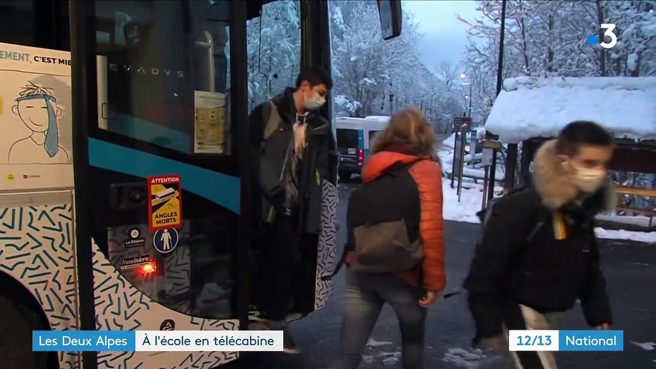 Isère : une télécabine pour les collégiens des Deux Alpes