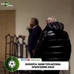 Sumudica, basın toplantısına ayran içerek geldi! "Bugün ayran içmek istiyorum. Ayran yorgunluğumu alıyor"
