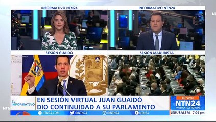 Guaidó tomó juramento de continuidad de su Asamblea "ante hechos sobrevenidos"