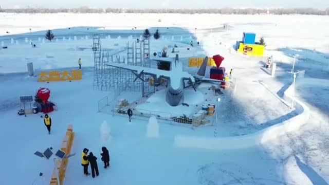 La ciudad china de Harbin convierte su duro invierno en su mayor reclamo turístico