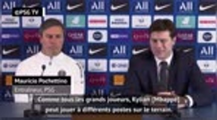 PSG - Pochettino : "Mbappé peut jouer à différents postes"