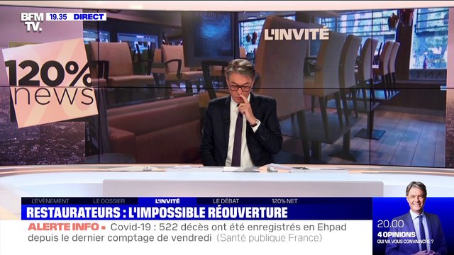 Yves Camdeborde: « On est conscient que c’est d’abord le côté sanitaire le plus important, mais c’est vrai que notre profession est vraiment au bord du gouffre humainement parlant et financièrement parlant » - 05/01