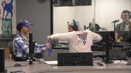 For The Second Time, KB Has Punched Through A Painting Of Brandon Walker