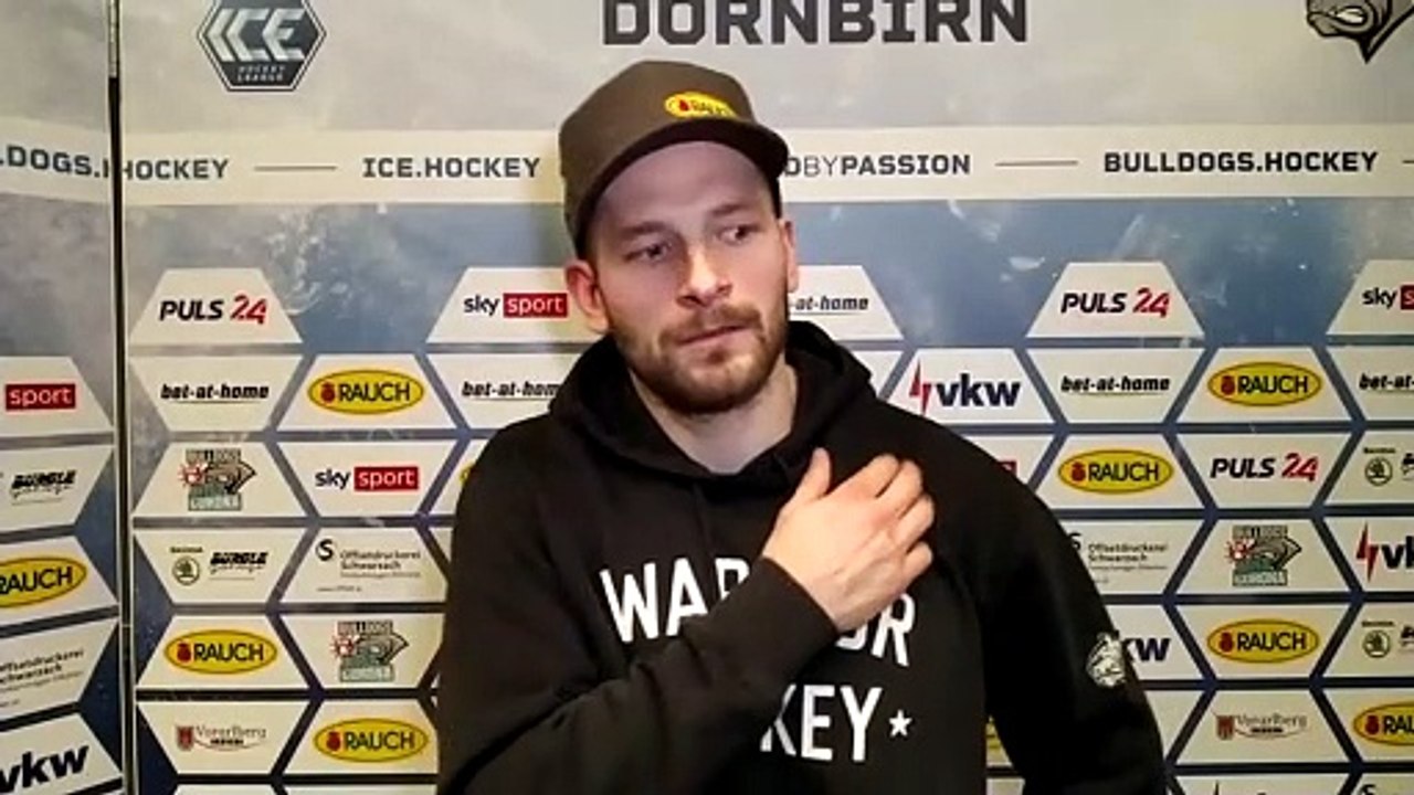 Kevin Macierzynski nach dem Spiel gegen Salzburg