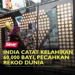India catat kelahiran 60,000 bayi, pecahkan rekod dunia